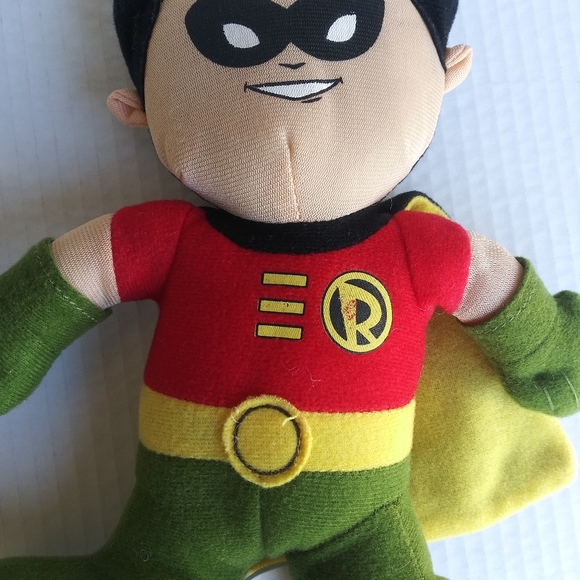 Robin from Batman 10” Plush Stuffed DC Super Friends Toy - Picture 3 of 8